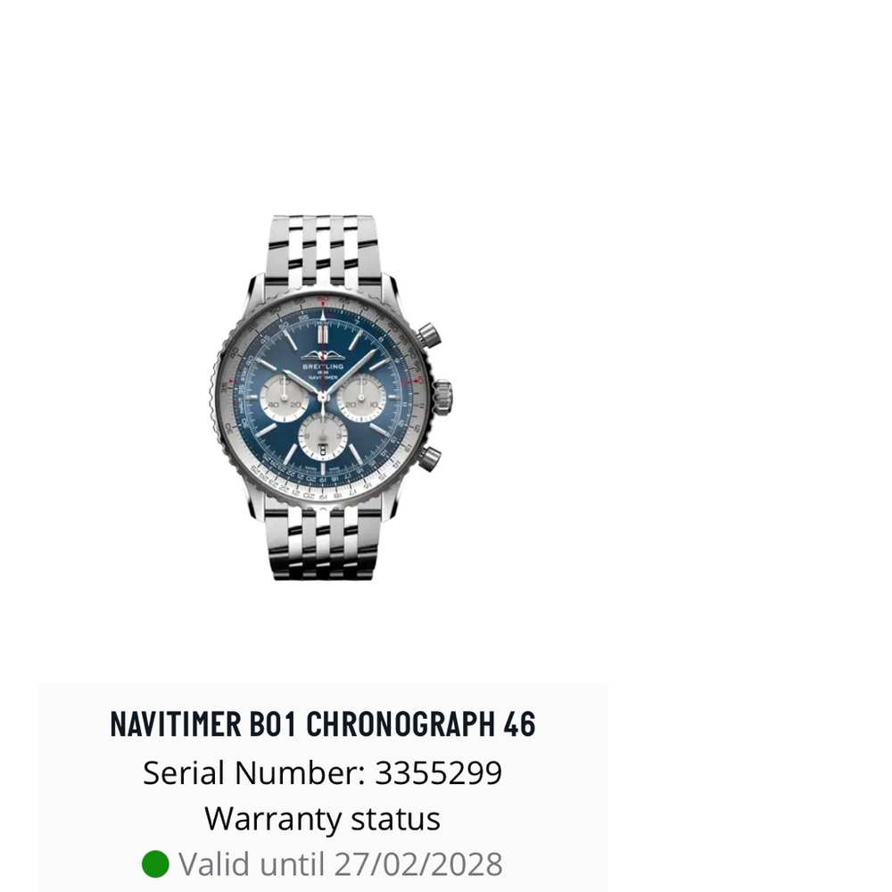 BREITLING NAVITIMER B01 CHRONOGRAPH 46